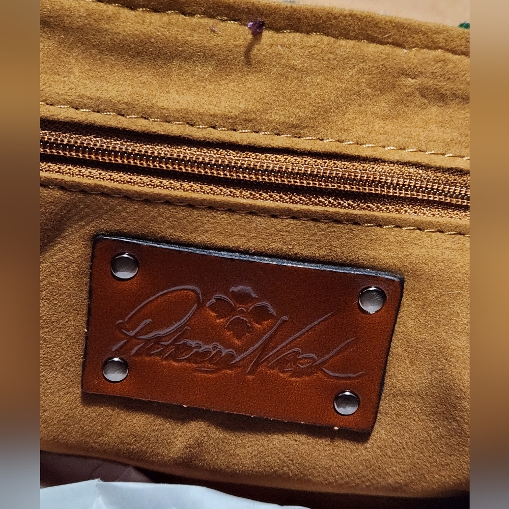 Patricia Nash Lorenza tweed sequin flap shoulder bag - Picture 9 of 16